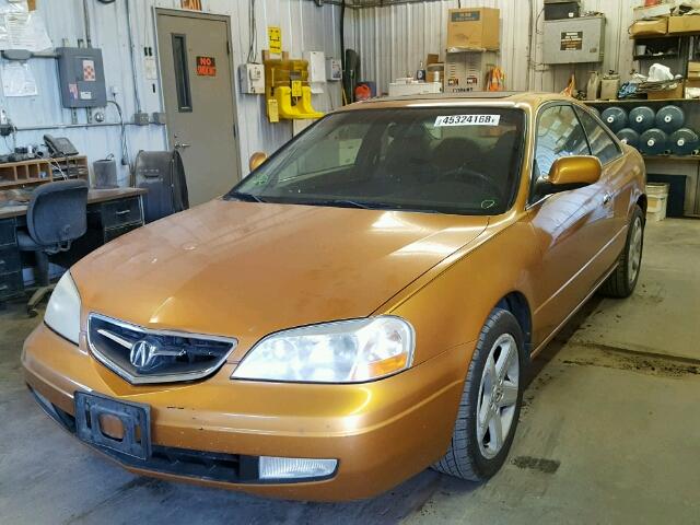 19UYA42611A001633 - 2001 ACURA 3.2CL TYPE ORANGE photo 2