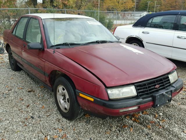 1G1LT51W0JE590993 - 1988 CHEVROLET CORSICA MAROON photo 1