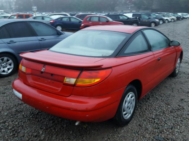 1G8ZN1283XZ265545 - 1999 SATURN SC1 RED photo 4