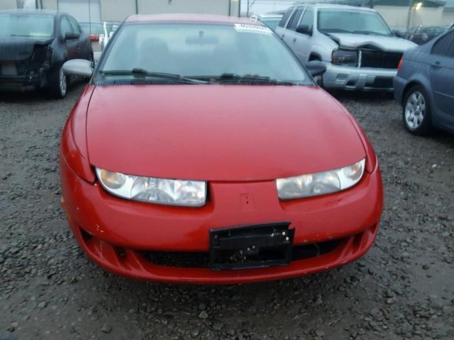 1G8ZN1283XZ265545 - 1999 SATURN SC1 RED photo 9