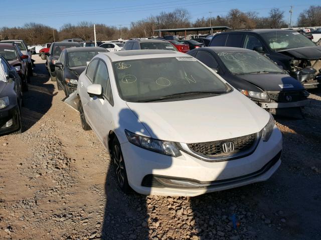 19XFB2F84EE043140 - 2014 HONDA CIVIC EX WHITE photo 1