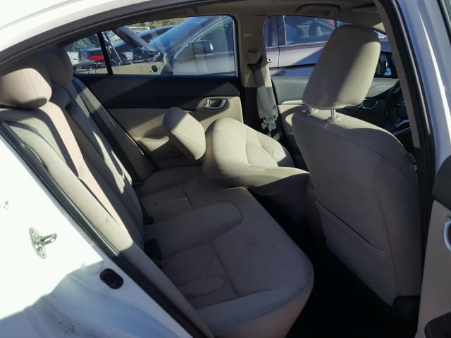 19XFB2F84EE043140 - 2014 HONDA CIVIC EX თეთრი ფოტო 6