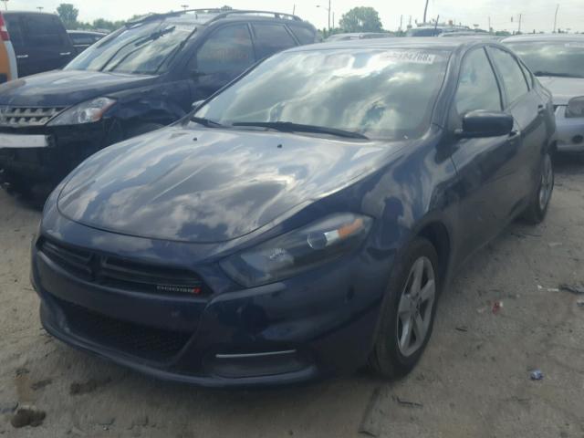 1C3CDFBA2GD604747 - 2016 DODGE DART SXT BLUE photo 2