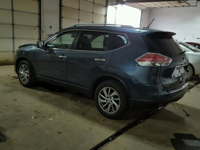 5N1AT2MT3EC778533 - 2014 NISSAN ROGUE S BLUE photo 3