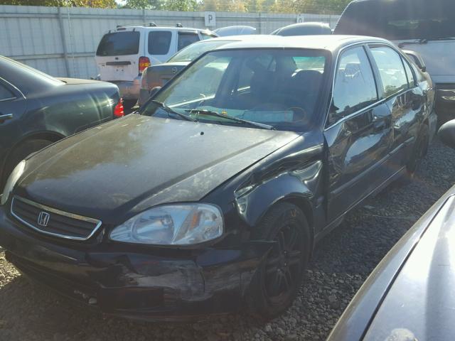 JHMEJ6677YS005740 - 2000 HONDA CIVIC BLACK photo 2