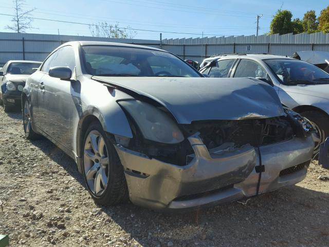 JNKCV54E74M823751 - 2004 INFINITI G35 GRAY photo 1