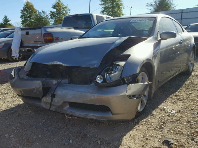 JNKCV54E74M823751 - 2004 INFINITI G35 GRAY photo 2