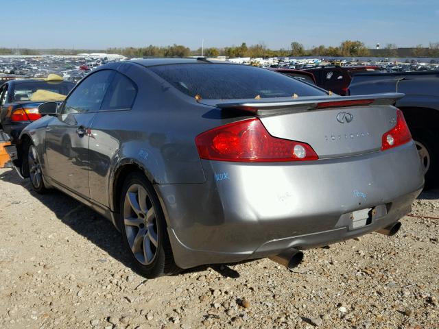 JNKCV54E74M823751 - 2004 INFINITI G35 GRAY photo 3