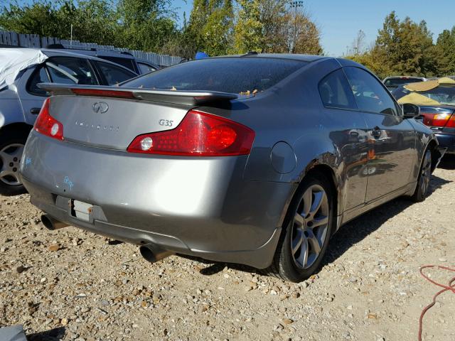 JNKCV54E74M823751 - 2004 INFINITI G35 GRAY photo 4