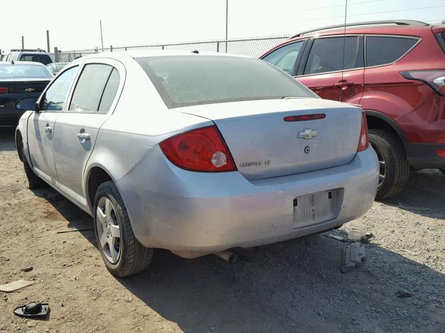 1G1AL58F387178983 - 2008 CHEVROLET COBALT LT SILVER photo 3