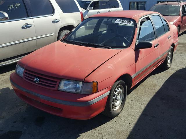 JT2EL43A3N0183726 - 1992 TOYOTA TERCEL DEL RED photo 2