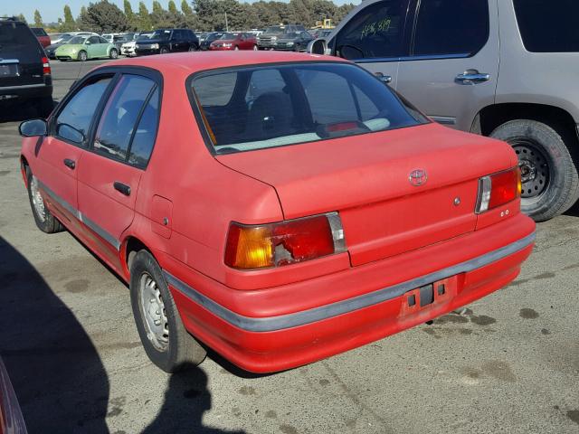 JT2EL43A3N0183726 - 1992 TOYOTA TERCEL DEL RED photo 3