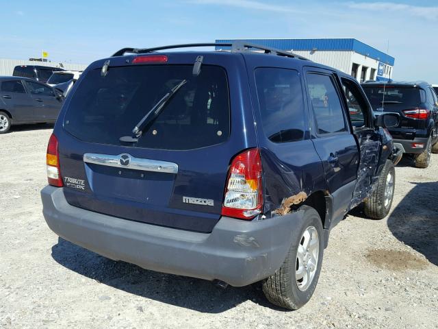 4F2YU06B12KM34306 - 2002 MAZDA TRIBUTE DX 蓝色 照片 4