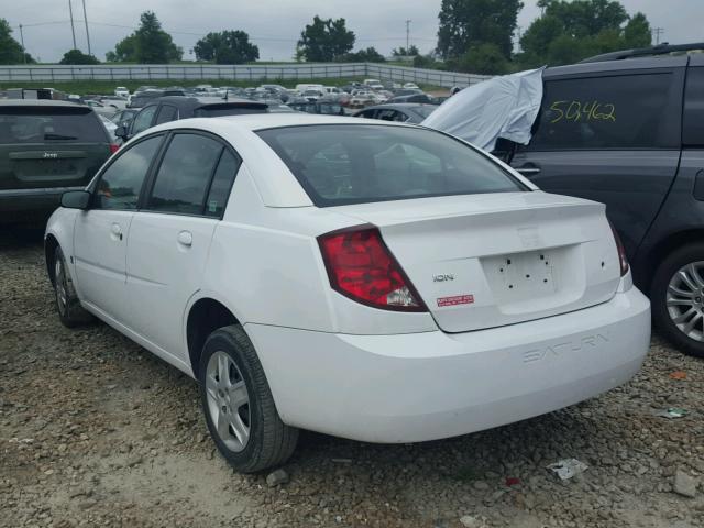 1G8AJ55F47Z156487 - 2007 SATURN ION LEVEL WHITE photo 3