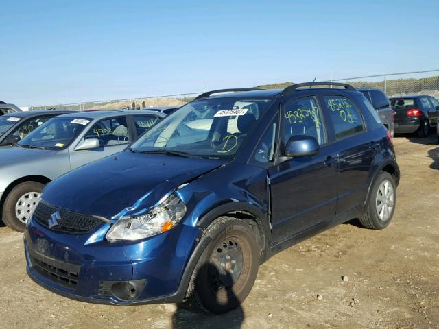 JS2YB5A36B6301462 - 2011 SUZUKI SX4 BASE BLUE photo 2