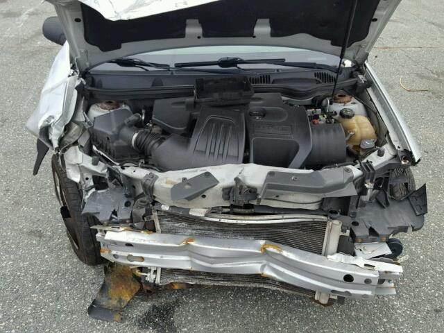 1G1AK55FX77157361 - 2007 CHEVROLET COBALT LS SILVER photo 7