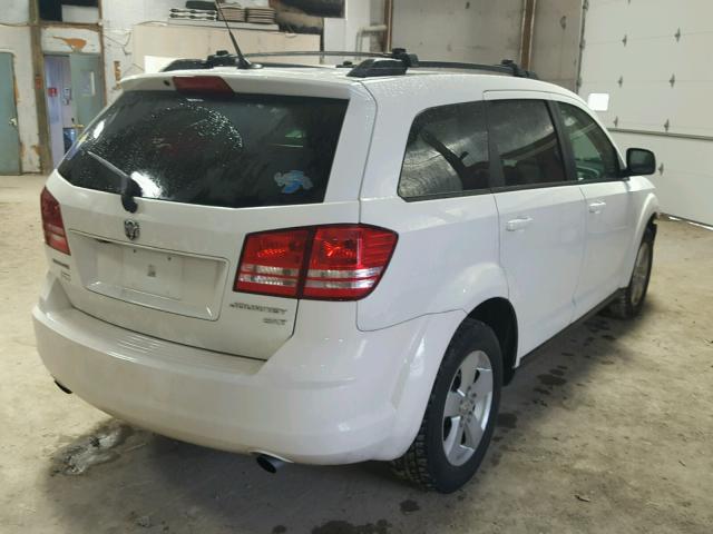 3D4PG5FV8AT277593 - 2010 DODGE JOURNEY SX WHITE photo 4