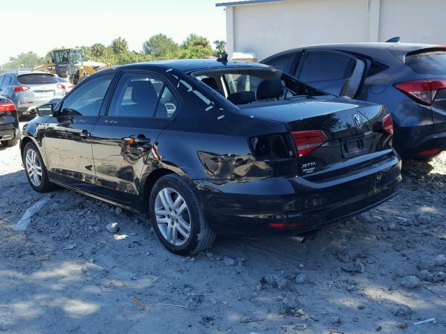 3VW2K7AJ8FM350708 - 2015 VOLKSWAGEN JETTA BASE 黑色 照片 3