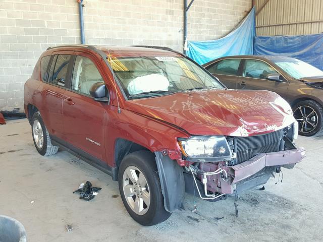 1C4NJCBA7ED749744 - 2014 JEEP COMPASS SP 红色 照片 1