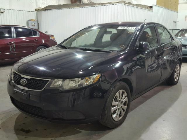 KNAFU4A29C5611865 - 2012 KIA FORTE EX BLACK photo 2