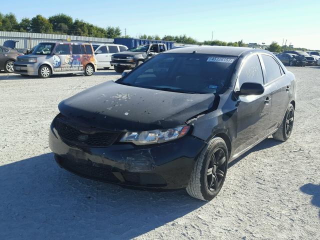 KNAFT4A20C5521121 - 2012 KIA FORTE BLACK photo 2