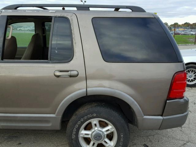 1FMZU73E52UC34234 - 2002 FORD EXPLORER X TAN photo 9