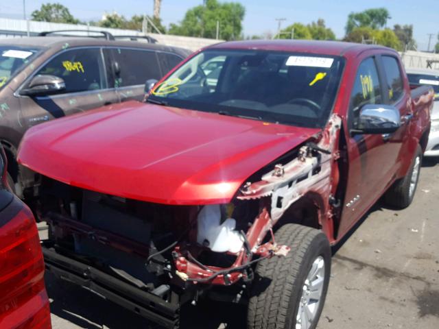 1GCGSCEN8J1143921 - 2018 CHEVROLET COLORADO L RED photo 2