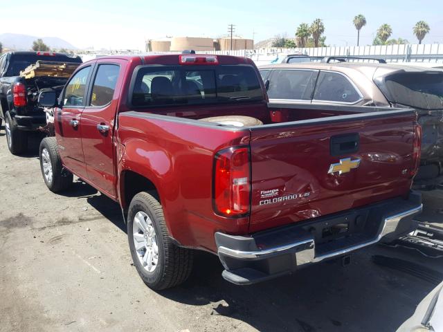 1GCGSCEN8J1143921 - 2018 CHEVROLET COLORADO L RED photo 3