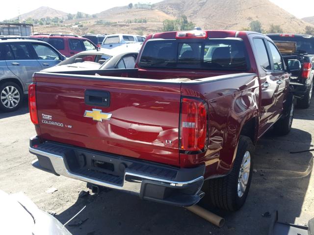 1GCGSCEN8J1143921 - 2018 CHEVROLET COLORADO L RED photo 4