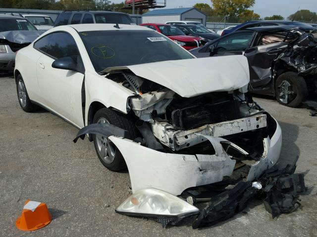 1G2ZH17N984176206 - 2008 PONTIAC G6 GT WHITE photo 1