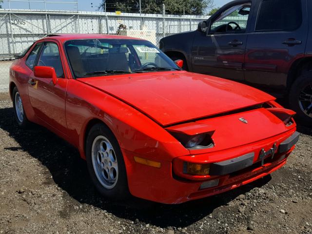 WP0AA0943GN452349 - 1986 PORSCHE 944 RED photo 1