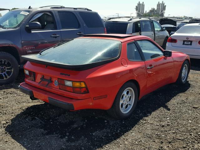 WP0AA0943GN452349 - 1986 PORSCHE 944 RED photo 4