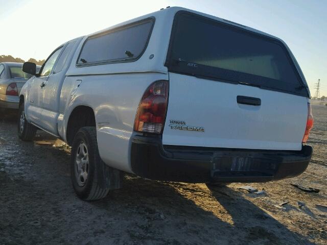 5TETX22N37Z464326 - 2007 TOYOTA TACOMA ACC WHITE photo 3