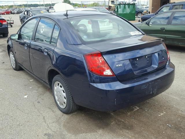 1G8AZ55FX7Z201201 - 2007 SATURN ION LEVEL BLUE photo 3