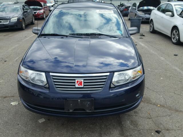 1G8AZ55FX7Z201201 - 2007 SATURN ION LEVEL BLUE photo 9