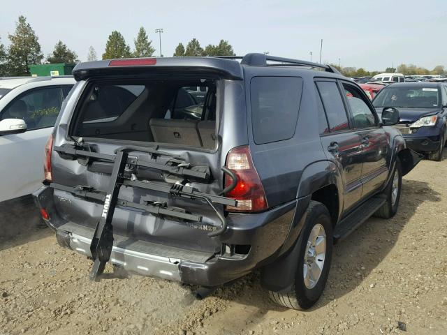 JTEBU14R130019457 - 2003 TOYOTA 4RUNNER GRAY photo 4