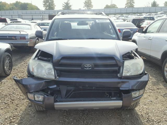 JTEBU14R130019457 - 2003 TOYOTA 4RUNNER GRAY photo 9