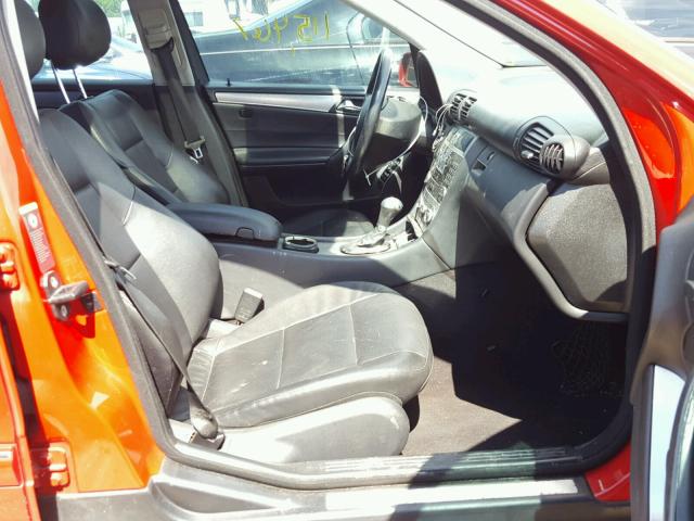 WDBRF56H56F737330 - 2006 MERCEDES-BENZ C 350 RED photo 5