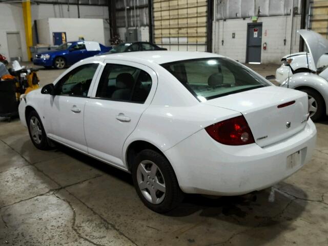 1G1AK55F367788502 - 2006 CHEVROLET COBALT LS WHITE photo 3