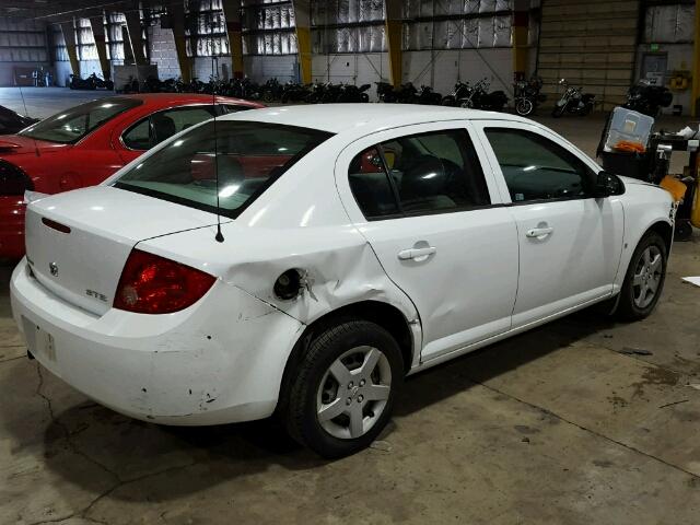 1G1AK55F367788502 - 2006 CHEVROLET COBALT LS WHITE photo 4