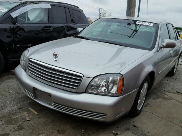 1G6KD54Y74U211174 - 2004 CADILLAC DEVILLE SILVER photo 2