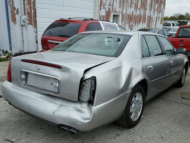 1G6KD54Y74U211174 - 2004 CADILLAC DEVILLE SILVER photo 4