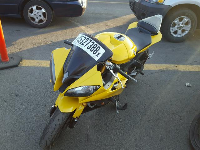 JYARJ16E68A004391 - 2008 YAMAHA YZFR6 YELLOW photo 2