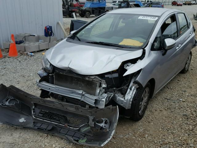 JHMGK5H55GS004578 - 2016 HONDA FIT LX SILVER photo 2