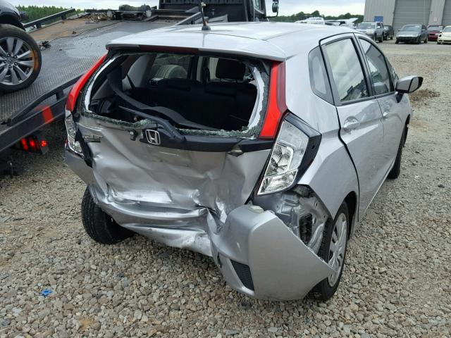 JHMGK5H55GS004578 - 2016 HONDA FIT LX SILVER photo 4