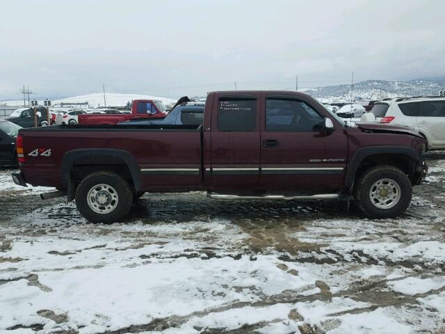 1GCHK29112E297175 - 2002 CHEVROLET SILVERADO RED photo 9