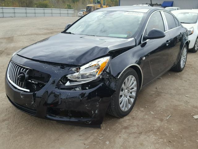 2G4GP5EC7B9208990 - 2011 BUICK REGAL CXL BLACK photo 2