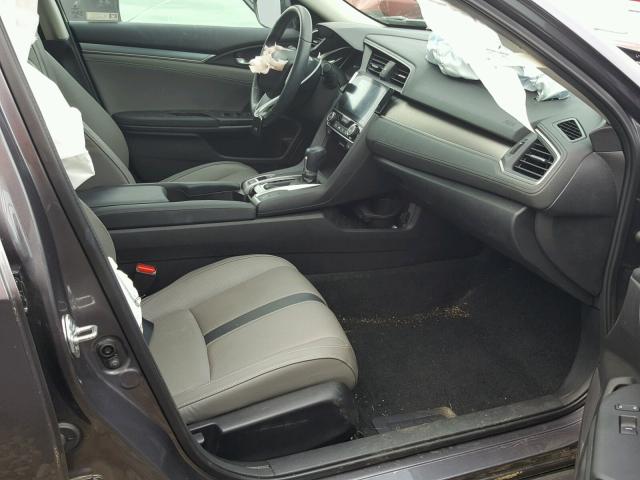 19XFC1F75JE000984 - 2018 HONDA CIVIC EXL GRAY photo 5