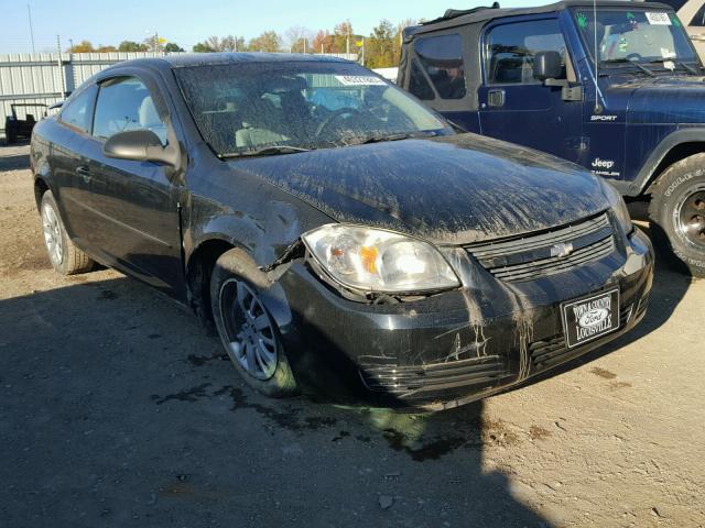 1G1AS18H597209925 - 2009 CHEVROLET COBALT LS BLACK photo 1