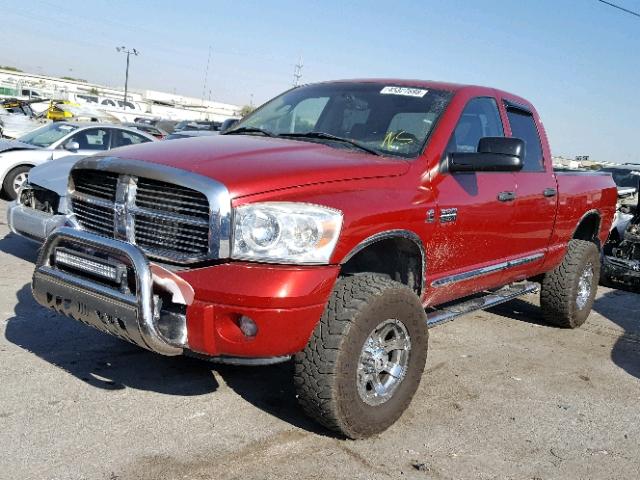 3D7KS28A88G204652 - 2008 DODGE RAM 2500 S წითელი ფოტო 2